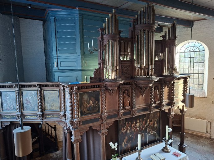 Die Orgel in Hohn wurde vor einem halben Jahr originalgetreu restauriert. Die Orgel in Hohn wurde vor einem halben Jahr originalgetreu restauriert.